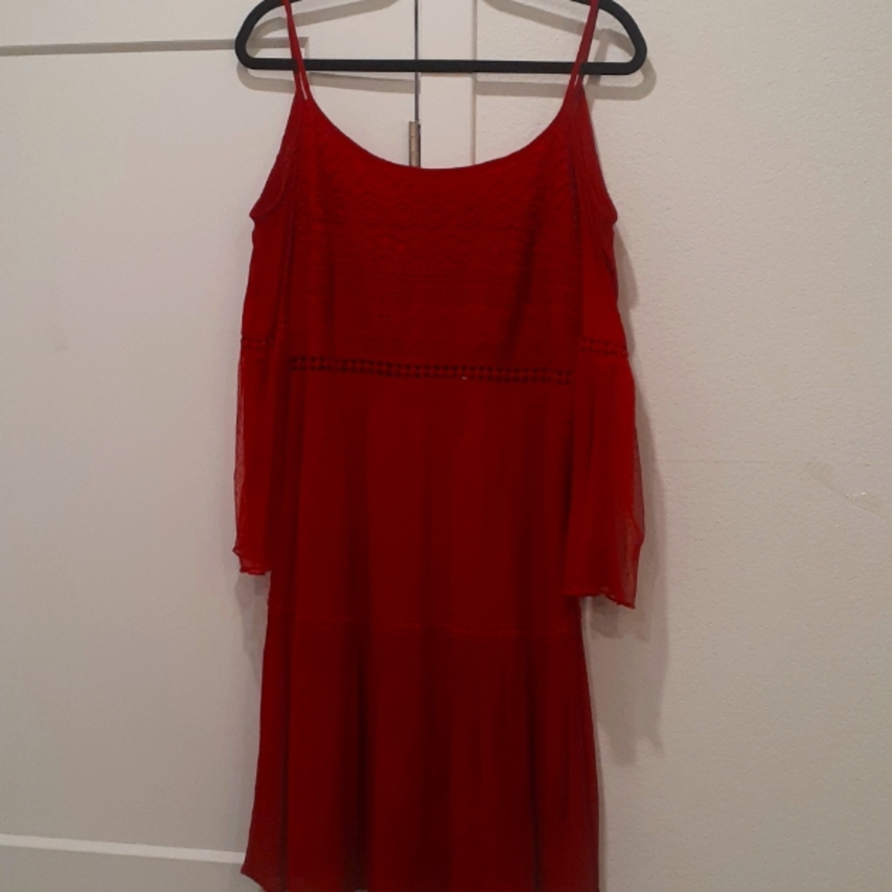 Bell Sleeve Baby Doll Dress. Can be worn year round! Worn once.